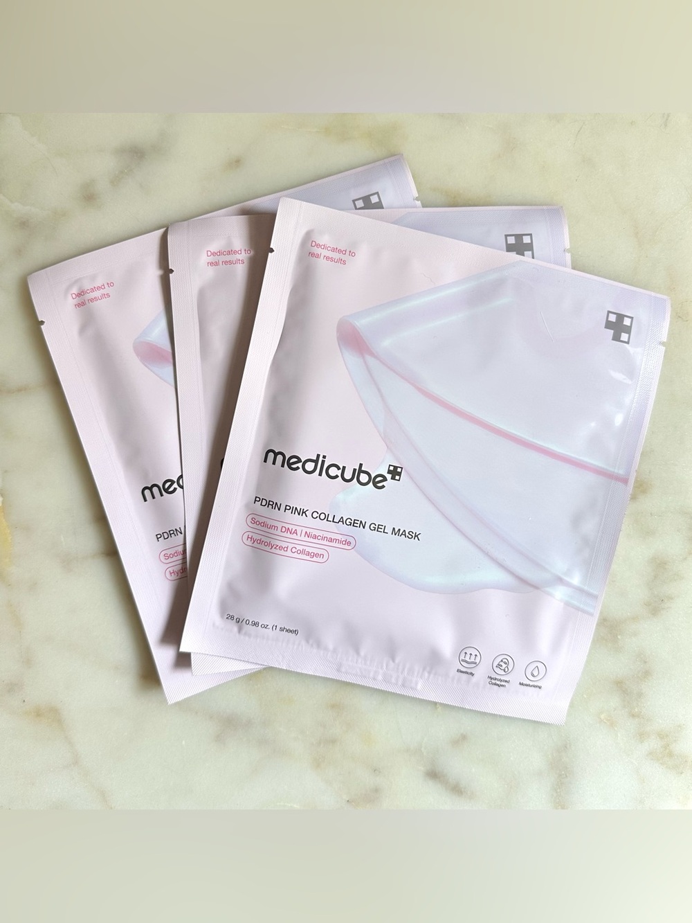 Medicube PDRN Pink Collagen Gel Mask - 3 Pack